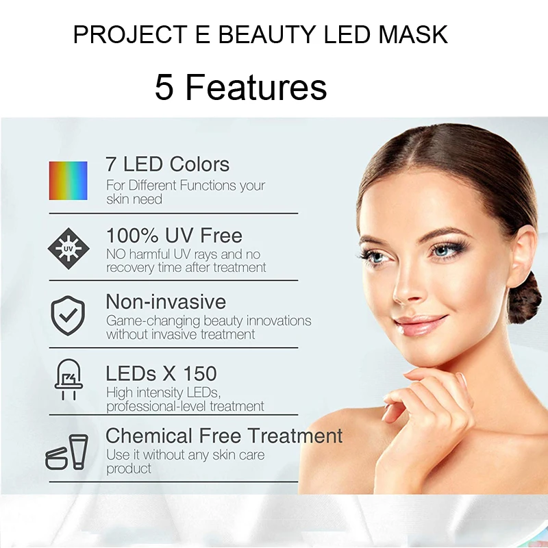 7 цветов светодиодный терапевтический светильник светодиодный маска для лица Омоложение кожи против морщин, акне фотонная терапия салонные инструменты Ремонт аллергии