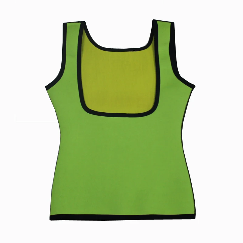 Для женщин неопрена Пот Сауна Body Shaper жилет талии тренер для похудения рубашка Корректирующее белье Вес талии триммер корсет Топы - Цвет: army green