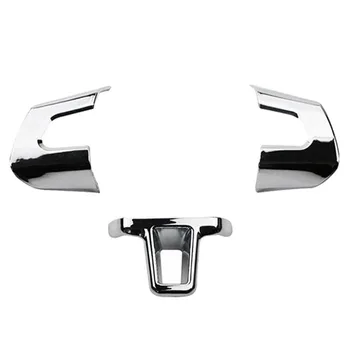 

Chrome Steering Wheel Trim Sticker Cover for Polo Golf Bora JETTA MK5 6