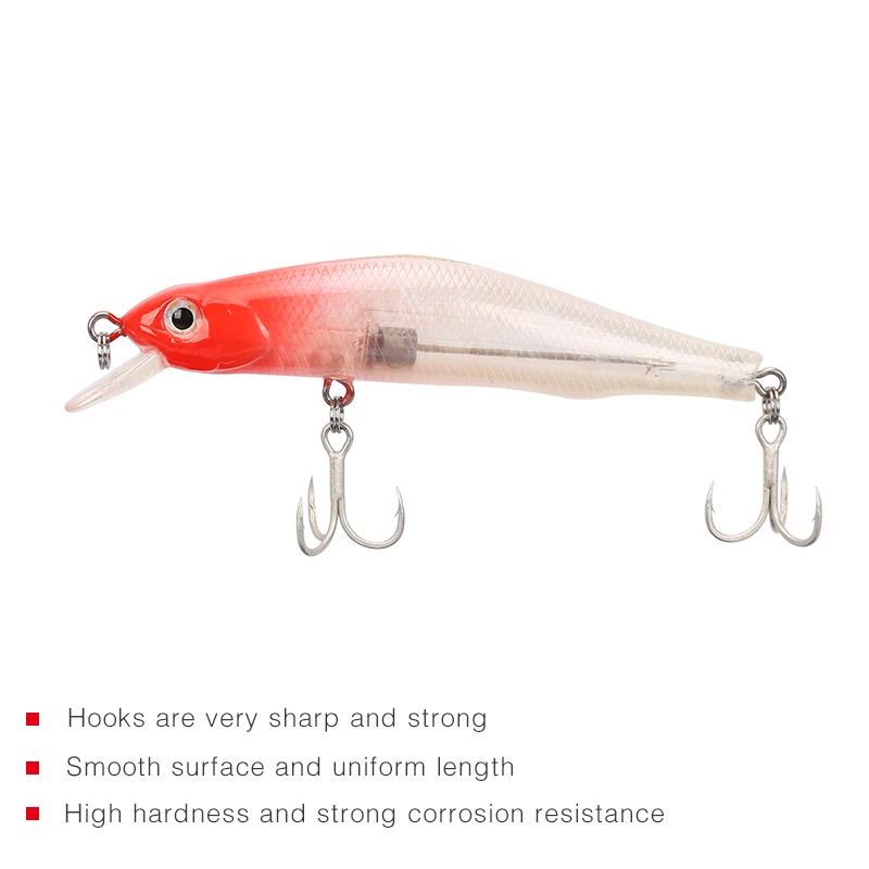 TSURINOYA 80mm 8.0g Suspending Minnow Fishing Hard Lure Magnet Centrifugal Minnow Depth 1m Fishing Bait Atificial bait