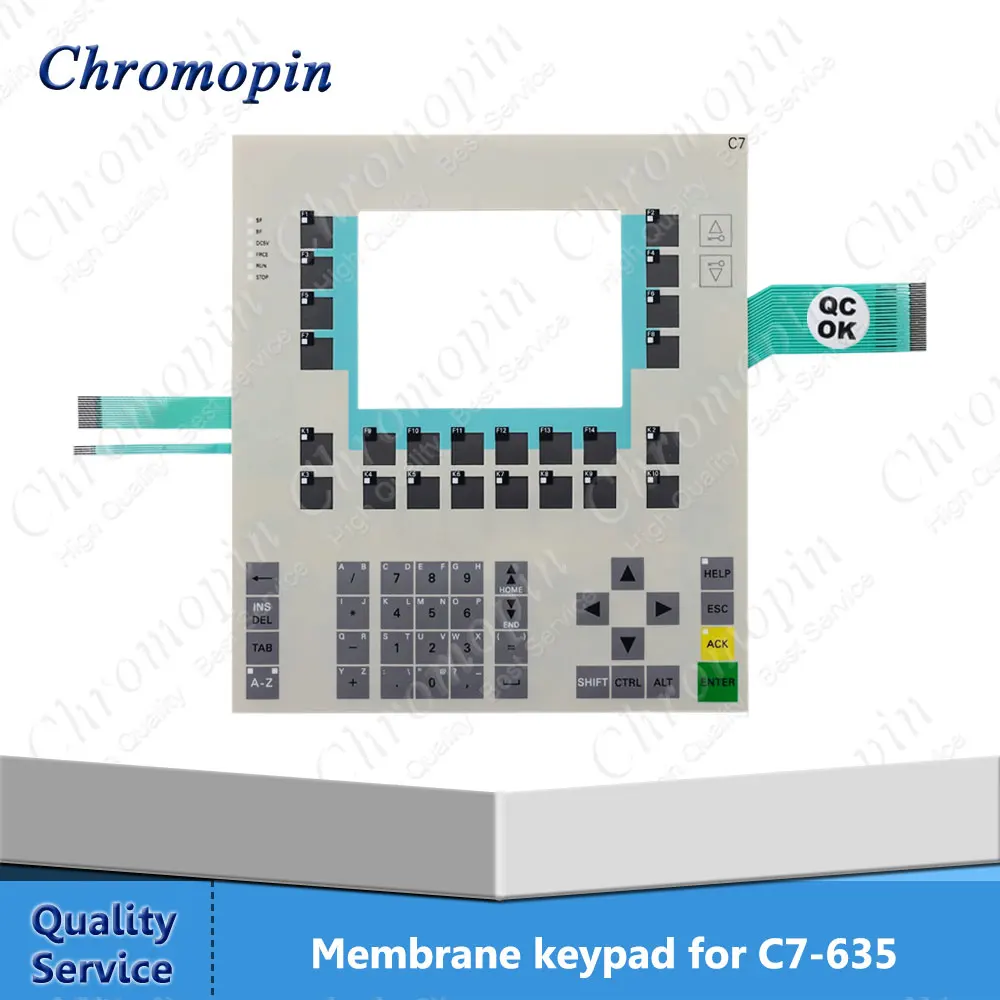 Мембранная клавиатура под заказ для 6ES7635 2EC01 0AE3 6ES7 635 2EC02 C7 635|ЖК-экраны и панели