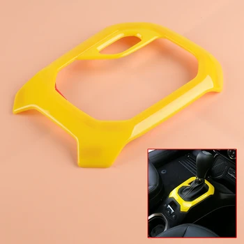 

beler Gear Shift Knob Decor Panel Cover Trim Frame Fit For Jeep Renegade 2015 2016 2017 2018