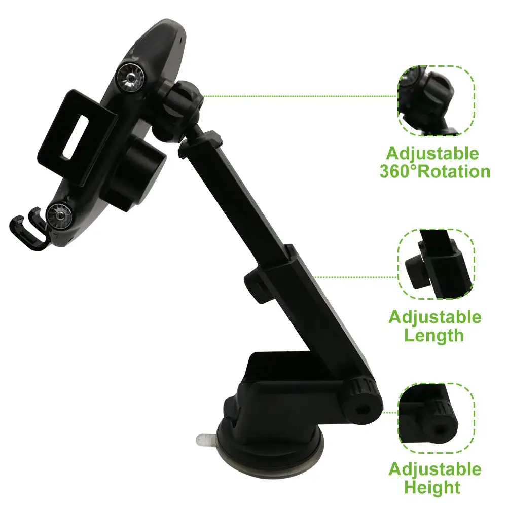 QI Wireless Charger Car Mount 10W Windshield Dashboard Air Vent Phone Holder For Samsung S10 S9 iPhone X XR XS Max Huawei Xiaomi (4)