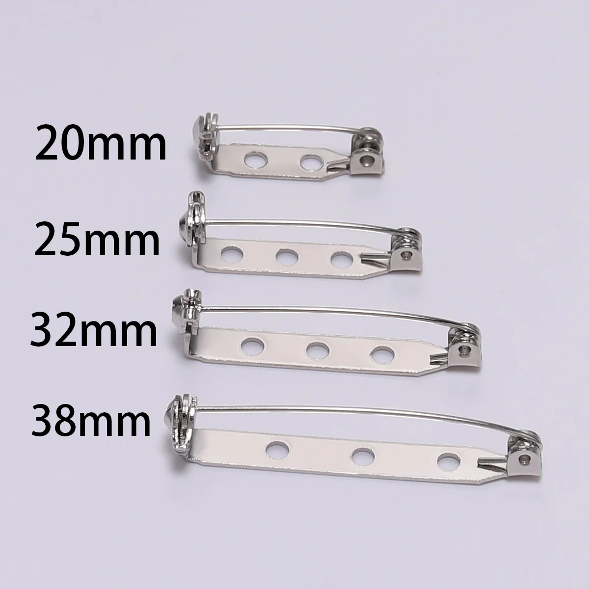 20 Stück 20 25 32 mm vergoldete Brosche Clip Basis Pins Blank Safe Lock Brosche Pin Basis für DIY Schmuckherstellung Zubehör Großhandel – Detail 4