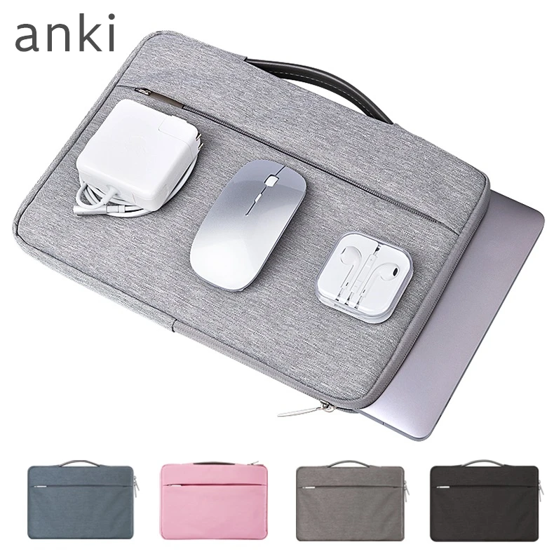 Бренд anki чехол для ноутбука 1", 13", 1", 15, 15,6 дюймов, ручная сумка для Macbook Air Pro 13,3", 15,"