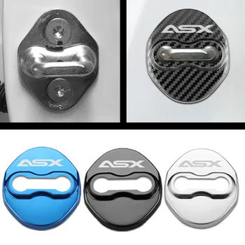

Car-Styling door lock cover Auto Emblems Case For Mitsubishi ASX lancer pajero accessories car styling