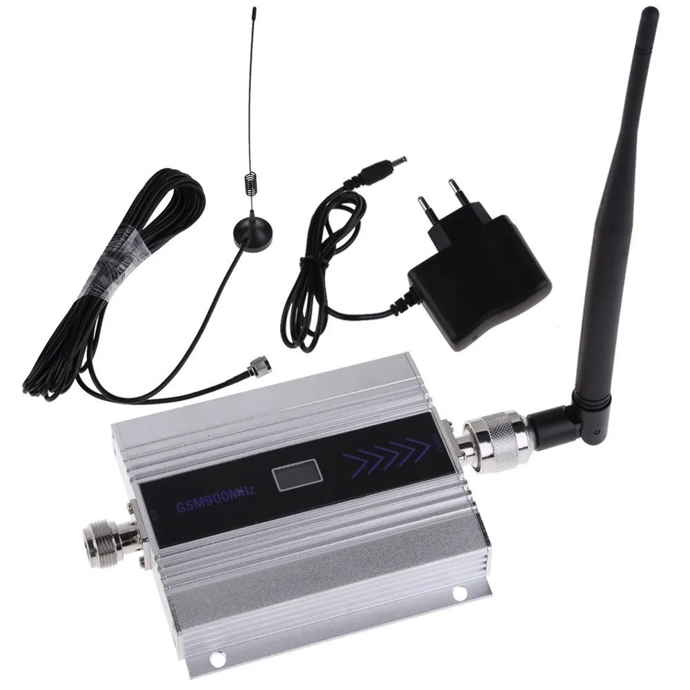 

Full Set LCD Display GSM 900MHz GSM Signal Repeater Cell Phone Amplifier Signal Booster GSM 900 Signal Amplifier Repeater