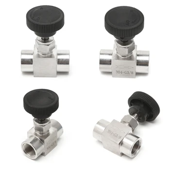 

Needle Valve Female Thread 304 Stainless Steel Flow Control Shut Off 915 PSI