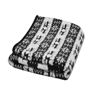 

145x100cm Car Heating Blanket Snowflake Elk Pattern 12V Car Electric Blanket Energy Saving Heated Travel Blankets