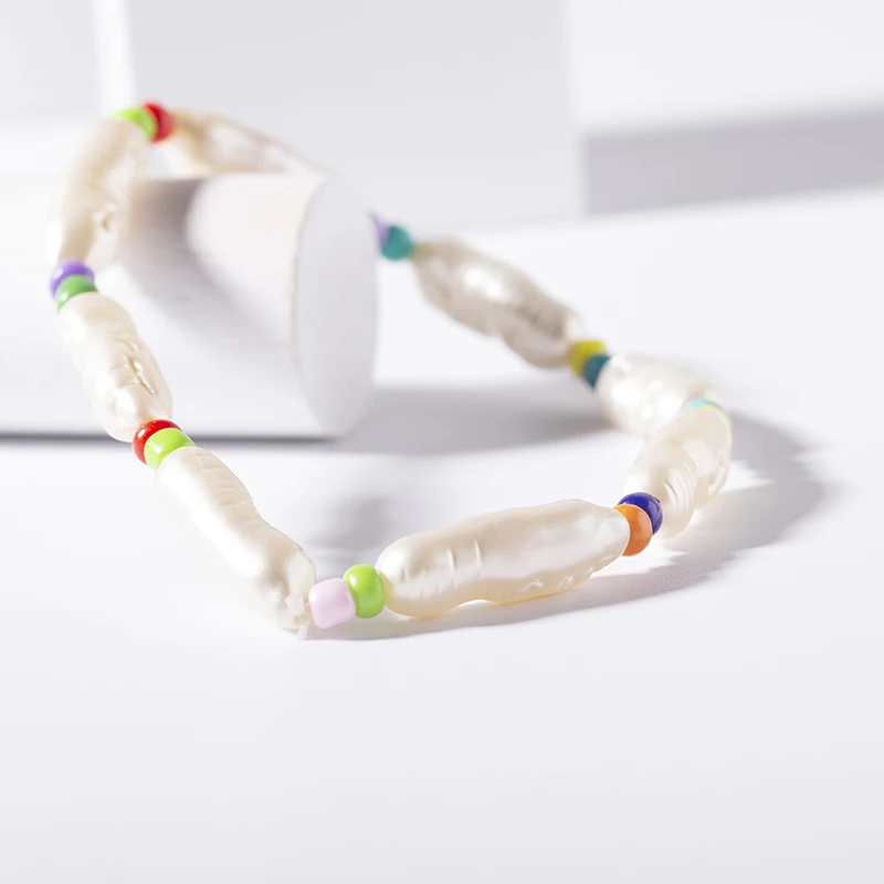 

Imitation Pearl Beads Elastic Ankle Chain Anklet 2019 Summer New Arrival Hot Bead On The Leg Fashion For Women Leg Chain Anklet