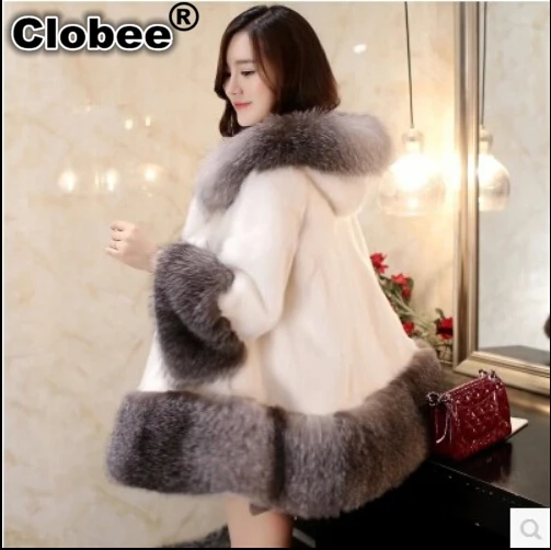 6XL 5XL vetement femme пальто из искусственного меха дешевая верхняя одежда с капюшоном