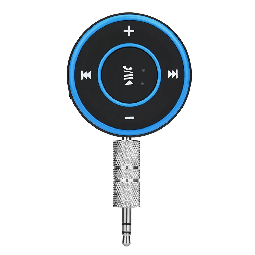 CARPIRE беспроводной Bluetooth Медиа пульт дистанционного управления Кнопка Hands-free A2DP аудио приемник адаптер стерео с 3,5 мм, AUX, разъем