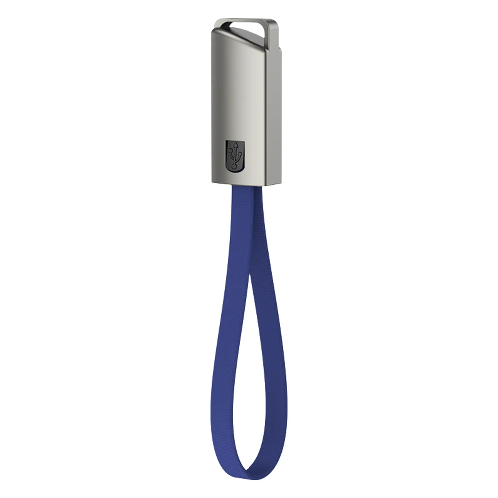 06 Android blue Тип-c кабельная линия USB цинковый сплав переносной брелок для ключей для Android Быстрая зарядка зарядный кабель usb-c/HDMI для MacBook Pro IPhone 7/8 X для Android Мощность группа - Цвет: 06 Android blue