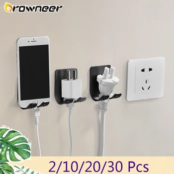 

2/10/20/30 Pcs Waterproof Rack Space Aluminum Shaver Holder Punch Free Multi-Purpose Hooks Bathroom Hanging Storage Shelf