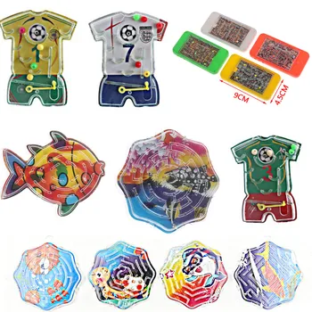 

1/4PCS Brain Teaser Intellect Ball Rolling Orbit Puzzle Children Learning Educational Toys Magic Maze Game Diy Gifts