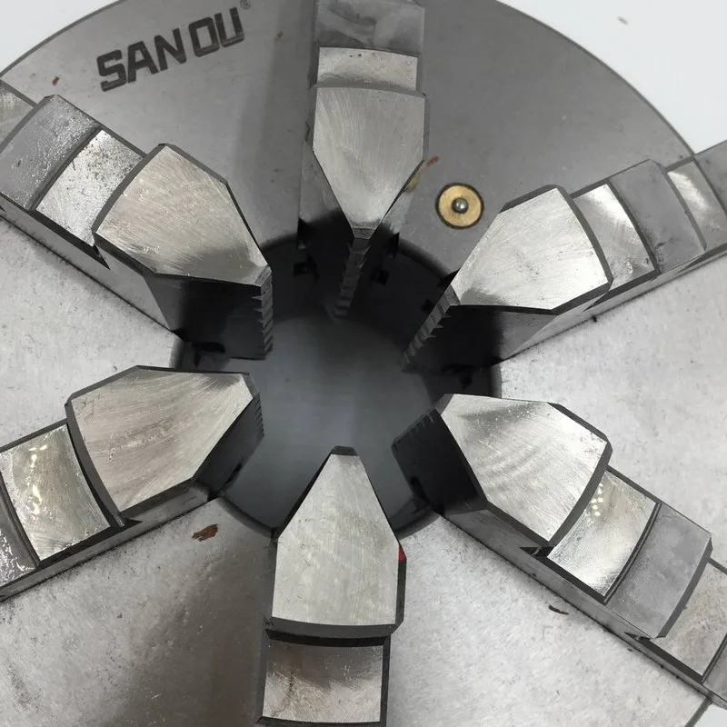6 Челюсти 125 мм 5 ''токарный патрон Самоцентрирующийся SANOU K13-125 закаленный Реверсивный монтажный инструмент для сверления фрезерная Деревообработка