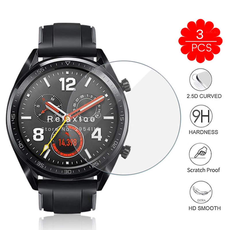 3 шт. защитное стекло gt2 для huawei watch gt 2 2gt (46 мм)|Смарт-аксессуары| |