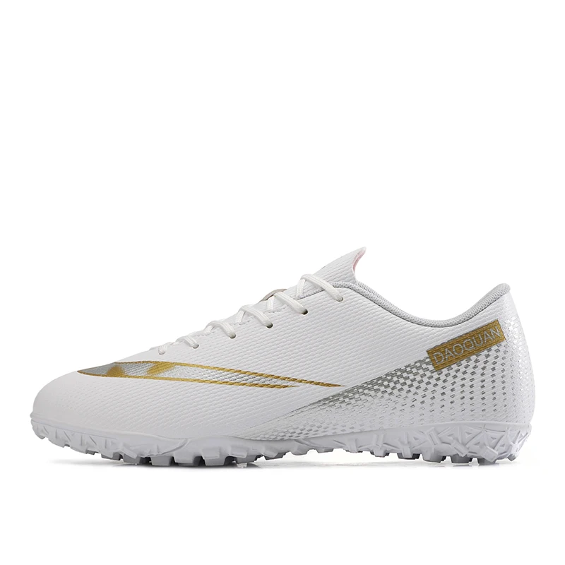thumbnail image 1 of Botas de fútbol de tobillo alto para exteriores, antideslizantes, con clavos largos, botas de fútbol, talla grande 48, botas de fútbol ultraligeras, zapatillas de fútbol para hombre, 1 of 5