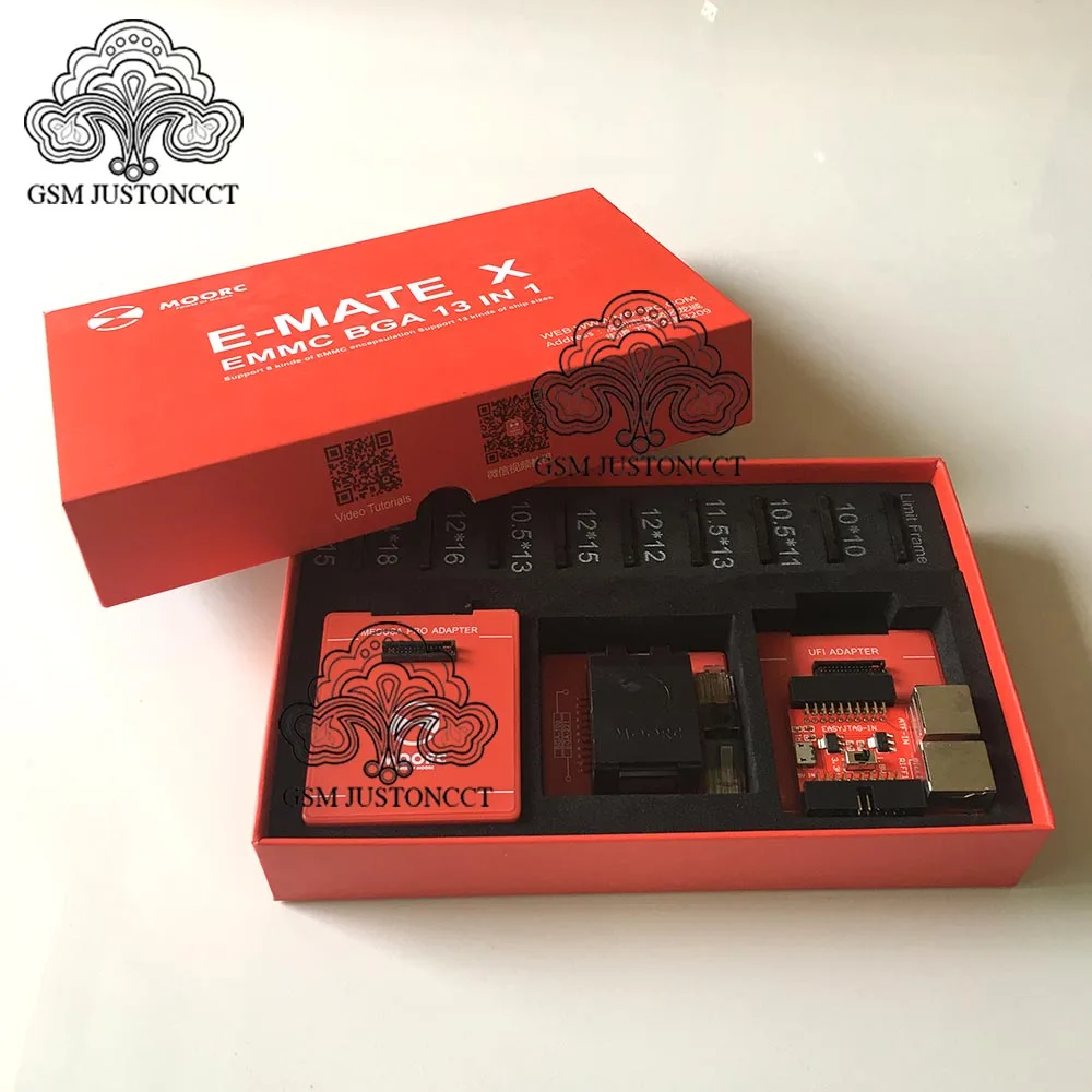 Адаптер для BGA EMMC 13 в 1 с поддержкой BGA100 136 168 153 169 162 186 221 529 254 easy2 riff2/UFI/MEDUSA|emmc 169|emmc