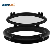 Морская Лодка Яхта RV овальная форма порт отверстие ABS пластик овальные люки порт огни замена окна порт отверстие порт свет