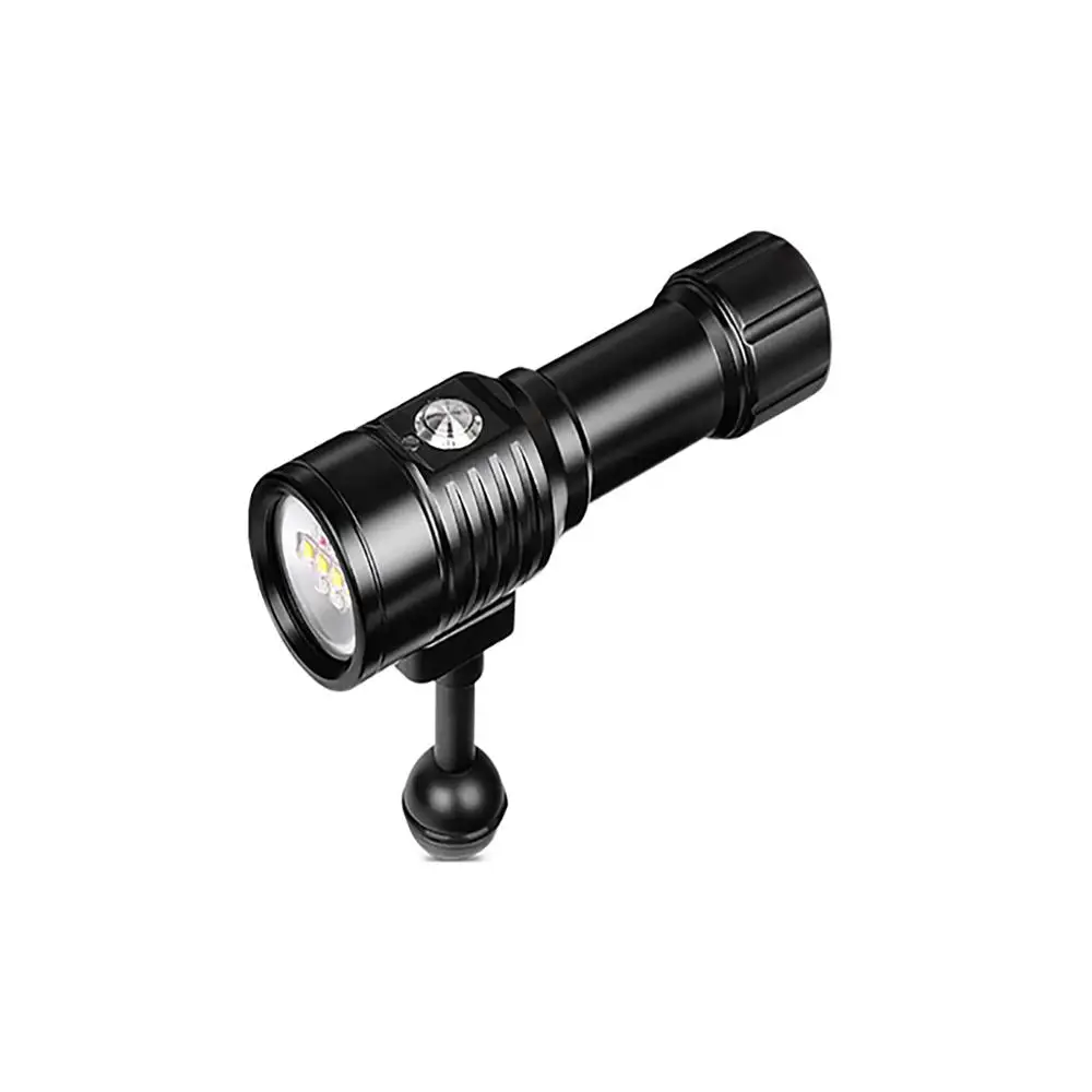 

LED Diving Flashlight Underwater Photography Video Camera Tactical Flashlight D820v 120 Degrees White UV Red LED Lanterna Torch