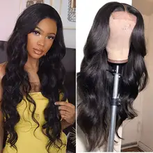 

Body Wave Lace Front Wig 30 inch Body Wave Human Hair Wigs for Women Brazilian T Part Pre-Plucked 4x4 Lace Closure Wigs Natural