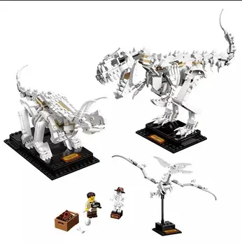 

2020 new 910pcs Ideas lepines Dinosaur Fossil Set Explore the Building Blocks Bricks Compatible with 21320 Toys Kids gifts