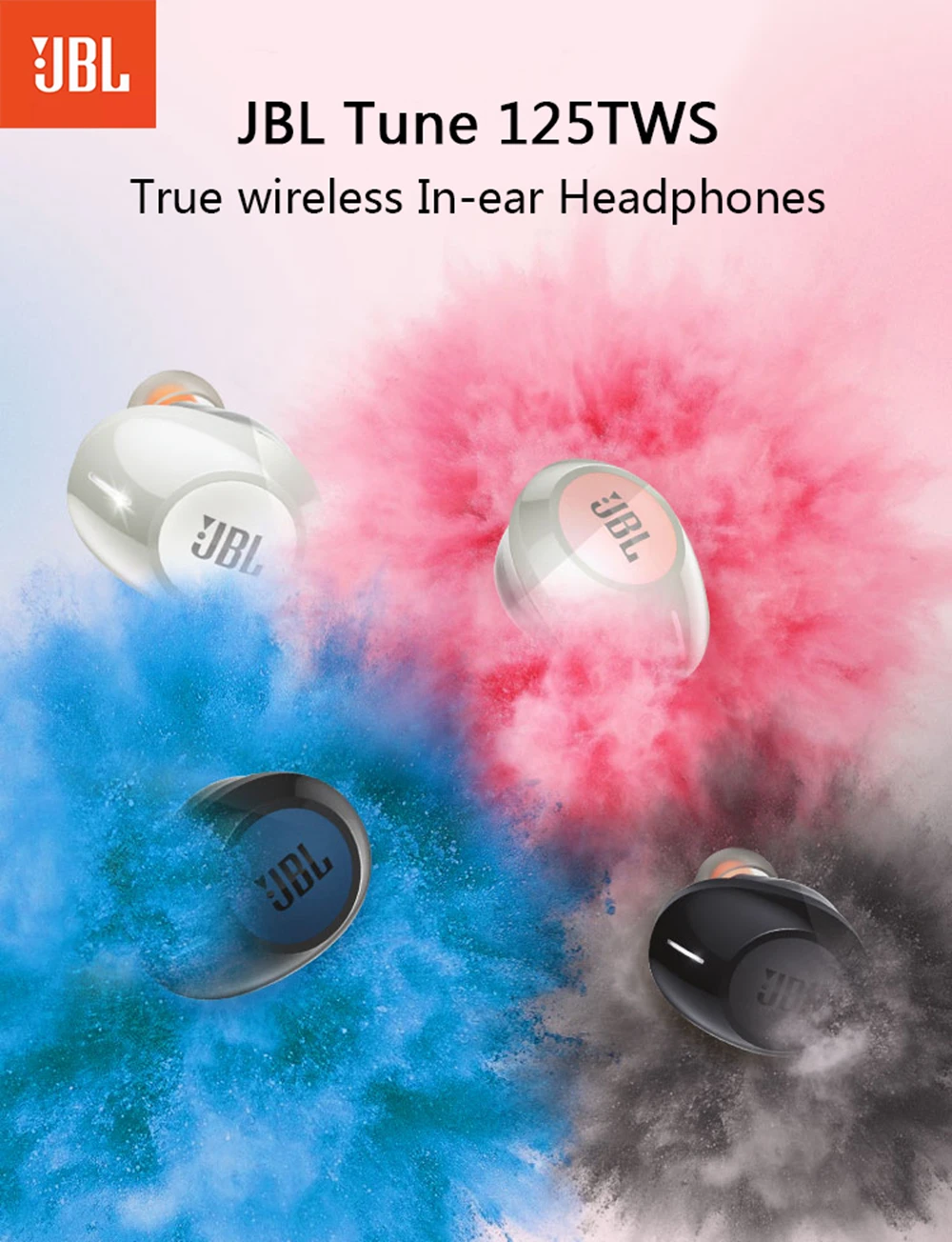 Jbl tune 125 tws in-ear fones de