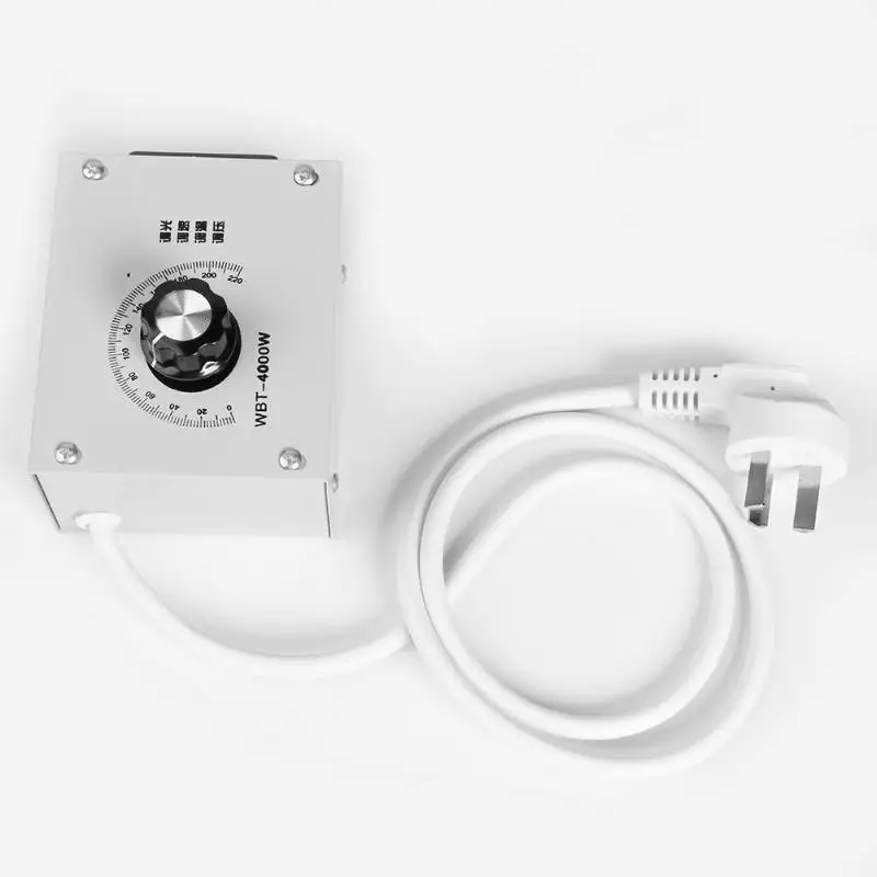 AC 220V 4000W регулятор переменного напряжения понижающий конверторный мотор Управление вентилятором отрицательное давление вентилятор воздуховод вентилятор не регулируется