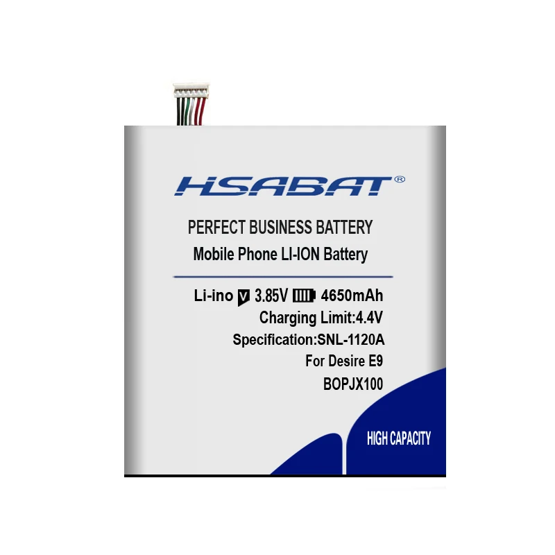 HSABAT 4650 мА/ч, B0PJX100 BOPJX100 Батарея для htc DESIRE 830 D830U D830X D828W E9 E9+ плюс батареи