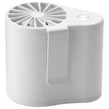 

Mini Waist Hanging Fan Super Powerful Airflow Portable Air Conditioning Suit Rechargeable Battery 3 Speed Setting White