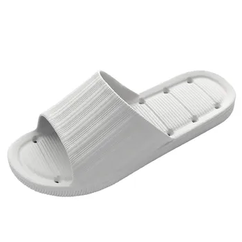 

Women Stripe Flat Bath Slippers Summer Sandals Indoor & Outdoor Slippers flip flops in women's girls Non-Slip Slippers#311