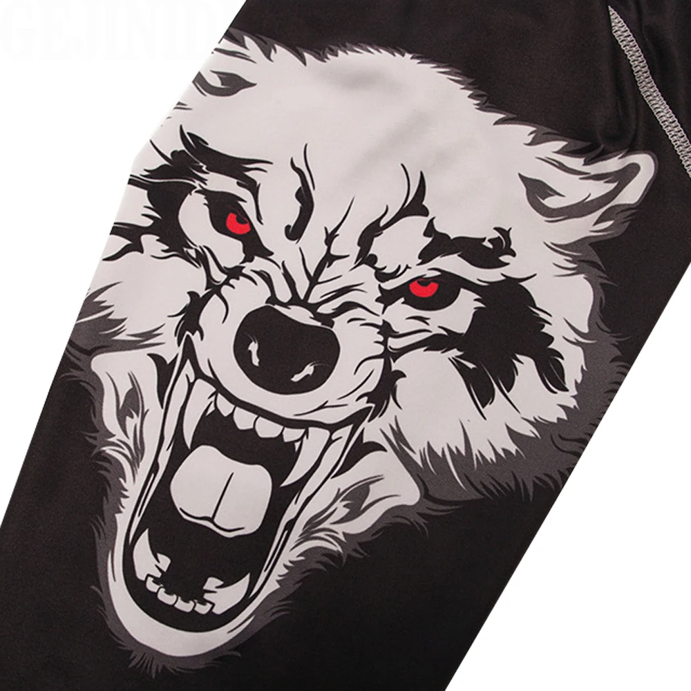 New Wolf Head Thermal Underwear Suit men's Long Quick-Drying Antibacterial Stretch Men's Thermal Underwear 3-Piece Set 5