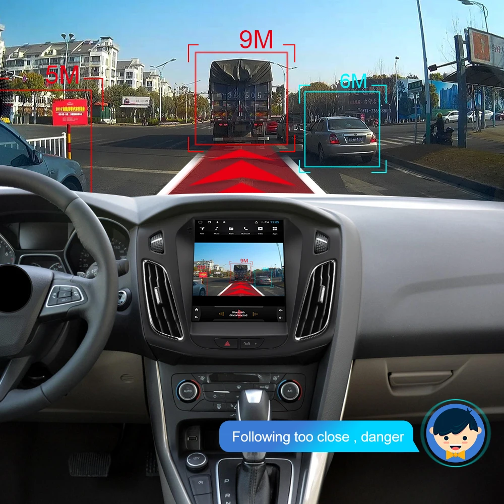 Isudar H53 Вертикальный 1 Din Android авто радио для Ford/Focus 2012-gps Автомобильный мультимедийный видео плеер ram 4G rom 64G для Tesla модель