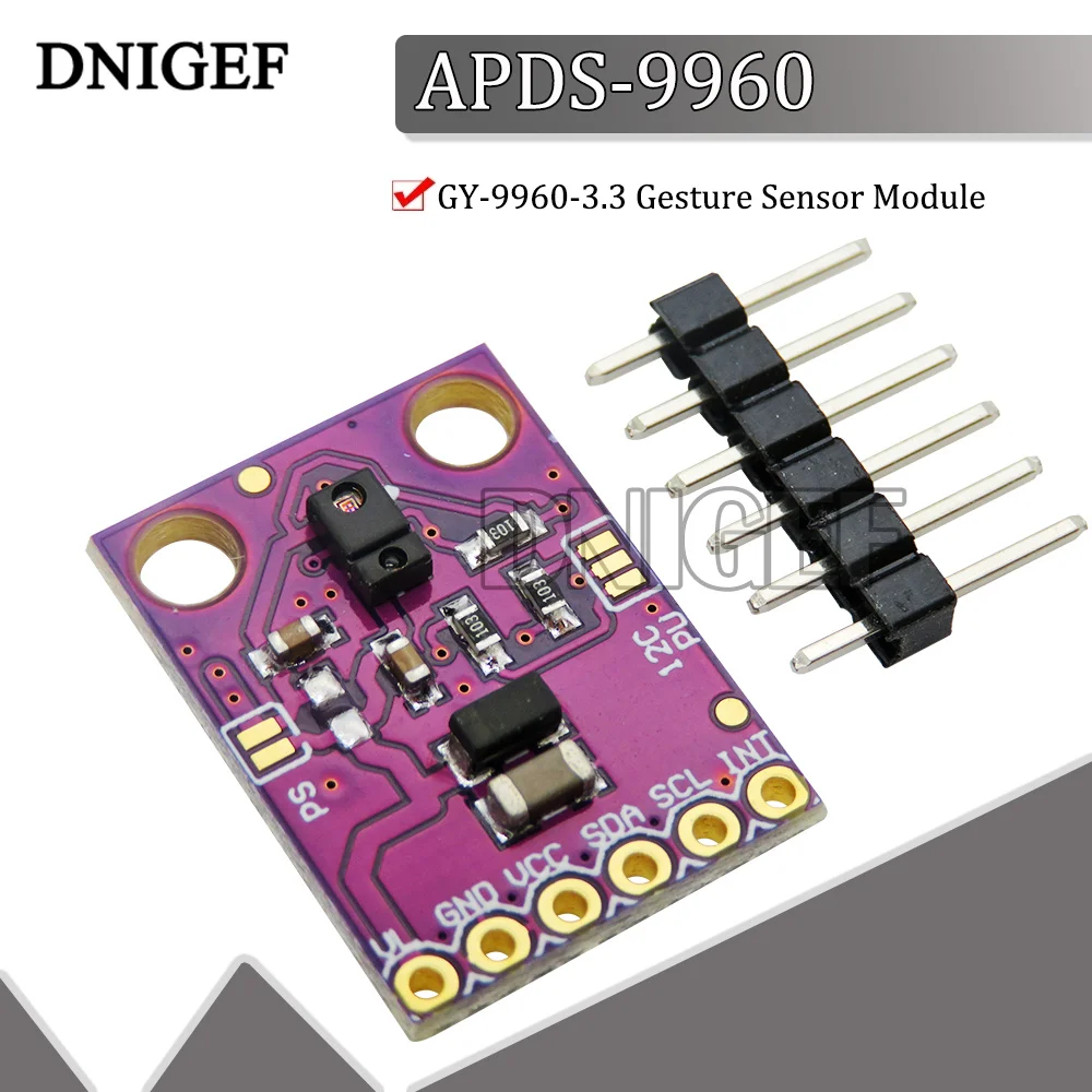 Модуль датчика жестов APDS-9960 GY-9960-3.3 10 шт. обнаружение приближения и бесконтактное
