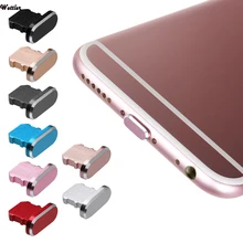 Universal Dustproof Cover Metal Anti Dust Charger Dock Plug Stopper Cap Cover for iPhone 11 X XR Max 8 7 6S Plus Anti Dust Plug