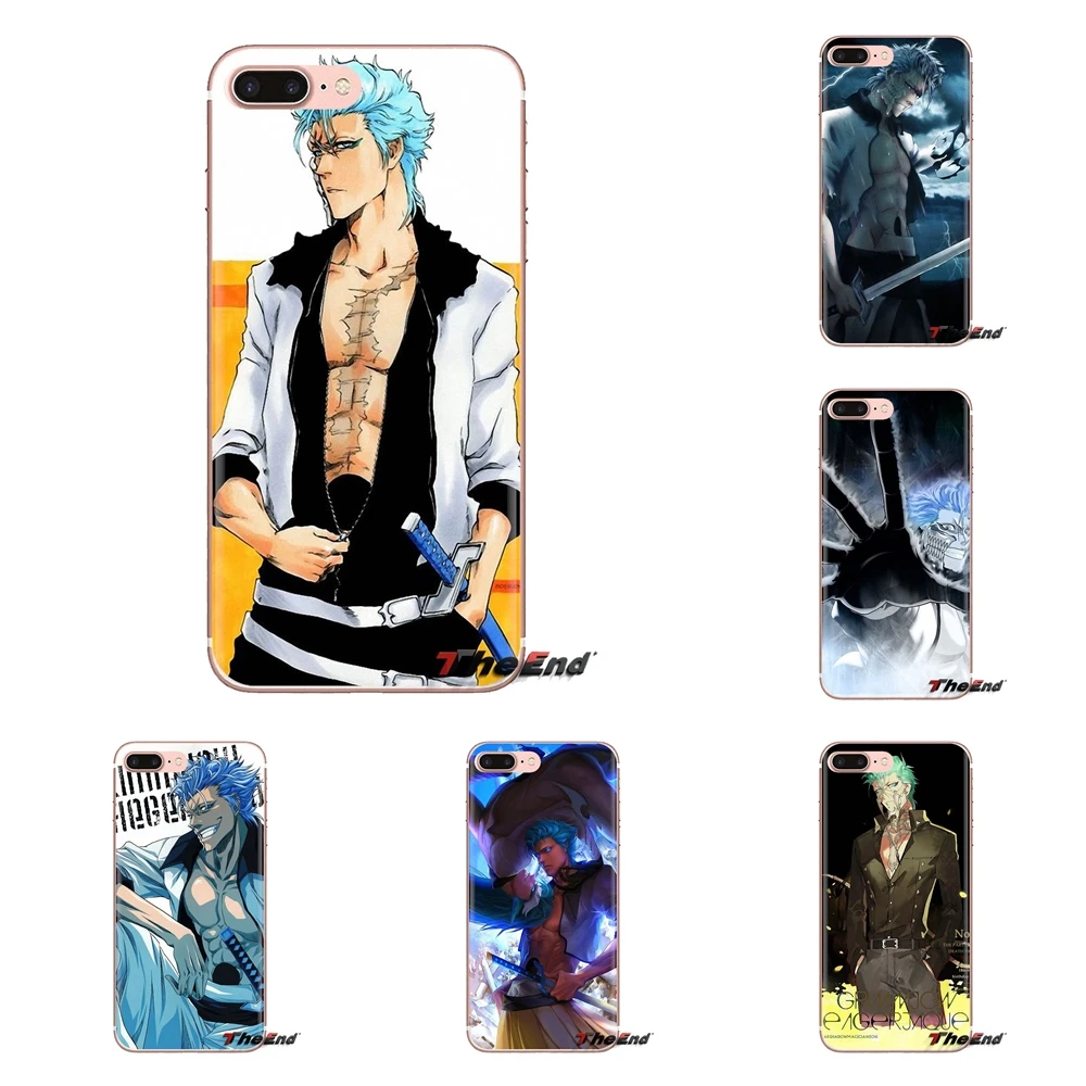 Bleach Grimmjow Jeagerjaques TPU Cover Bag For Samsung Galaxy S2 S3 S4 S5 MINI S6 S7 edge S8 S9 Plus Note 2 3 4 5 8 Coque Fundas |