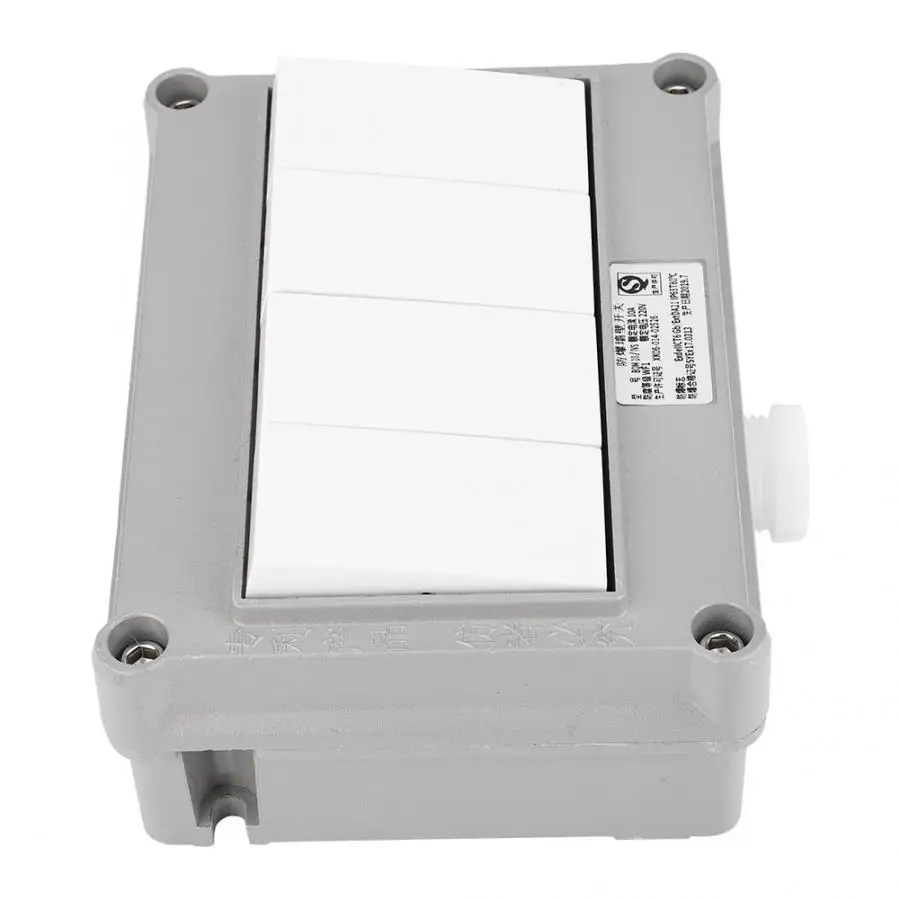 

Wall Mount Switch Single/Dual Control Tetrad Anti-Explosion Industrial Switch Dustproof and Waterproof