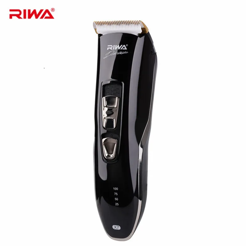 

Riwa X7 Trimmer Low Noise Clipper Cutter Shaving Machine Barber Haircut Machine Household with Sharp titanium ceramic blade