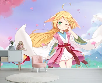 

[Self-Adhesive] 3D Cute Girl 996877 Japan Anime Wall Paper mural Wall Print Decal Wall Murals