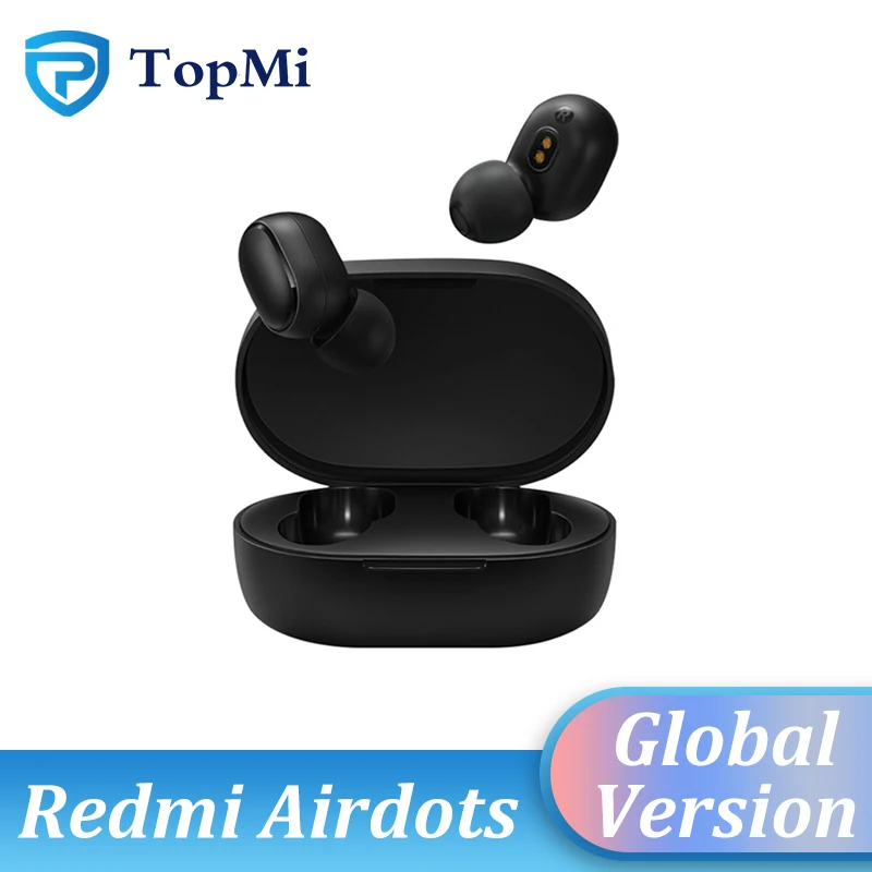 В наличии глобальная версия Xiaomi Redmi AirDots беспроводные наушники TWS Bluetooth 5 0 зарядка
