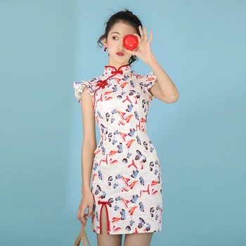 

2020 lace mermaid chinese style lady cheongsam long elegant dress big vestidso vintage red bride wedding qipao