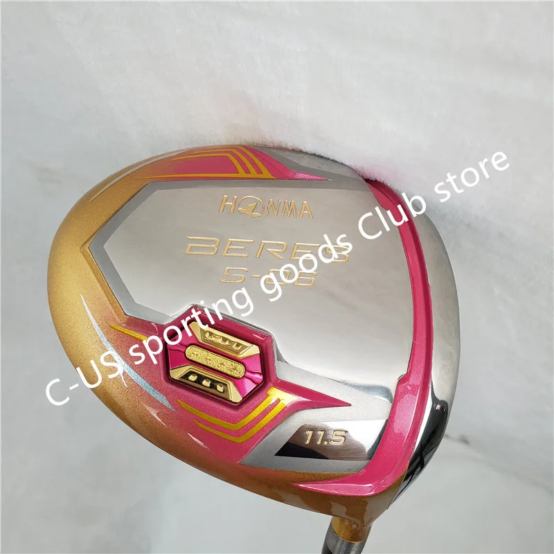Женские клюшки для гольфа полный набор Honma Bere S-06 4 звезды наборы гольф-клуба Драйвер+ Фарватер+ клюшка для гольфа+ клюшка(13 шт