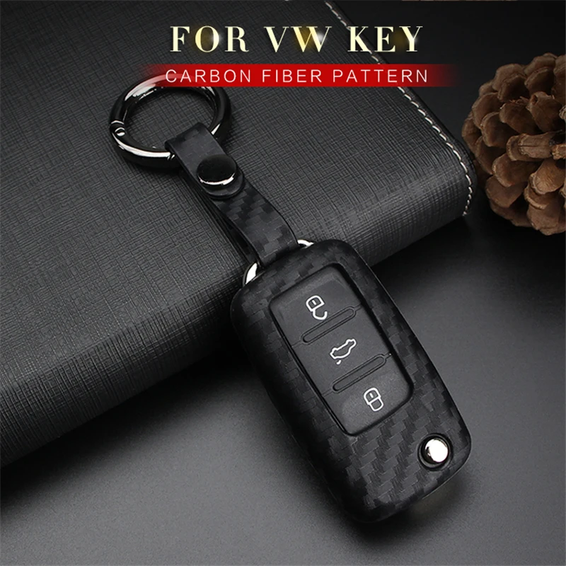 Чехол KUKAKEY для автомобильного ключа Volkswagen Tiguan Passat Golf 6 MK6 Polo Jetta Bora Touareg Lavida Sagitar