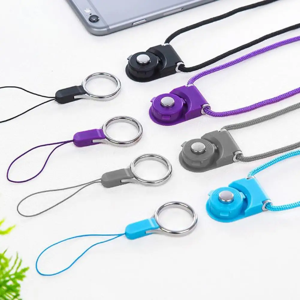 

Detachable Lanyard Sling Finger Ring for Cell Phone Neck Fashion Universal Hanging Rope for Cell Phone Case ID Card Keychain