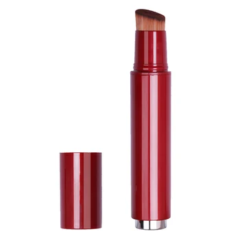 

Liquid Foundation Cosmetic Brushes Plastic Handle Makeup Brushes Multifunctional Foundation Brush Makeup Tools with Lid