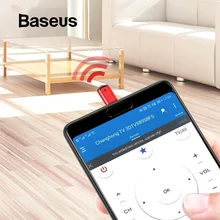 Baseus Универсальный ИК-пульт дистанционного управления для Redmi Note 7 K20 Pro samsung S10 S9 S8 Plus разъем типа C смарт-контроллер для ТВ-вентиляторов