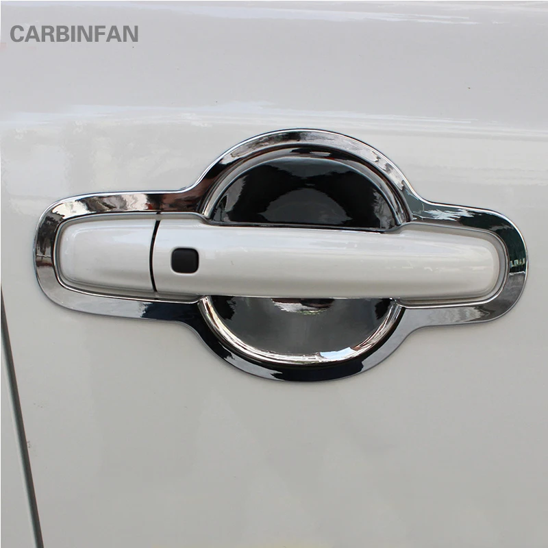 ABS chrome Door Handle Bowl cover trim sticker car body styling accessories 4pcs For Suzuki Vitara 2016 2017 2018 C951 | Автомобили и