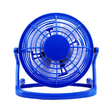 

Portable DC 5V Small Desk USB 4 Blades Cooler Cooling Fan USB Mini Fans Operation Super Mute Silent PC / Laptop / Notebook CE