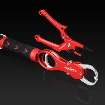 

Fishing grip and pliers Aluminum Scale Catch Fishing Tool Fish Control Clamp Tackle Holder Anti Slip Clip Rope Lip knots tool